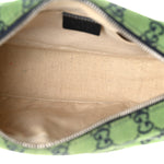 Monogram Multicolor Matelasse Diagonal Small GG Marmont Chain Shoulder Bag Green Blue