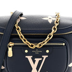 Empreinte Monogram Giant Mini By The Pool Bumbag Blue Beige