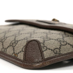 GG Supreme Monogram Neo Vintage Web Belt Bag Brown
