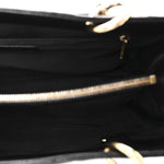 Caviar Quilted Grand Shopping Tote GST Black