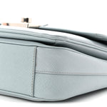 Saffiano Lux Sound Top Handle Light Blue