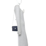 Soft Calfskin My Lockme Chain Pochette Marine Rouge