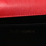 Calfskin Monogram Large Belle De Jour Clutch Red