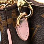 Monogram 2020 Christmas Animation Big Wheel Double Zip Pochette Rose Ballerine
