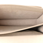 Calfskin Crocodile Embossed Medium Monogram Sunset Blanc Vintage