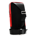 Nylon Vitello Liberty Monster Eyes Sling Bag Red Black