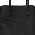 Matte Grained Calfskin Soft Margaux 15 Black