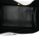 Calfskin Medium Signature Bucket Bag Black