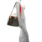 Monogram Inside Out Neverfull Bandouliere MM Rouge Sari
