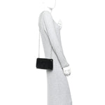 Naplak Patent Calfskin Monochrome Loubi54 Shoulder Bag Zaffiro