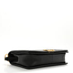Lambskin Quilted New Medium Boy Flap Black