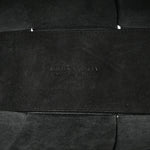 Grained Calfskin Maxi Intrecciato Mini Arco Tote Black