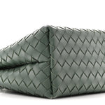 Nappa Intrecciato Medium Andiamo Shoulder Bag Aloe