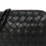 Nappa Intrecciato Mini Loop Camera Bag Black