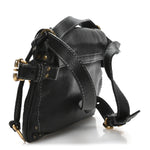 Calfskin Small Paddington Capsule Satchel Black