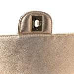 Mirror Calfskin Metallic Calfskin Quilted Hollywood Boulevard Backpack With Coin Purse Gold