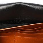 Vintage Effect Calfskin Matelasse Diagonal Torchon GG Marmont Chain Wallet Cognac