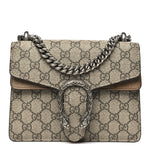 GG Supreme Monogram Mini Dionysus Shoulder Bag Taupe