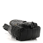 Lambskin Flower Quilted Palm Springs Backpack PM Black