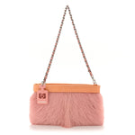 Rabbit Fur N°5 Pochette Pink Orange