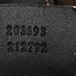 GG Plus Monogram Web Tote Dark Brown