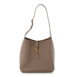 Grained Calfskin Small Le 5 A 7 Soft Hobo Dusty Grey