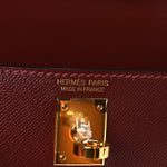 Madame Calfskin Mini Kelly Sellier 20 Rouge H