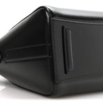 Shiny Lord Calfskin Mini Antigona Black