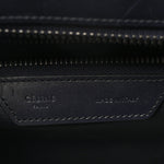 Baby Grained Calfskin Nubuck Micro Tri-Color Luggage White