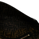 Fabric Jacquard FF 1974 Medium Baguette Tobacco Moro Black