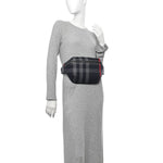 House Check Sonny Bum Bag Navy Grey