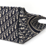 Oblique Large Book Tote Blue Multicolor
