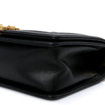 Caviar Quilted Medium Boy Flap Black