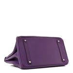 Taurillon Clemence Birkin 35 Ultraviolet