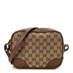 Monogram Mini Bree Messenger Bag Beige Tabacco