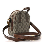 GG Supreme Monogram Azalea Calfskin Retro Interlocking G Multi-Function Bag Beige Ebony Brown Sugar