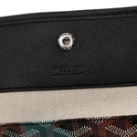 Goyardine Saint Louis Lettres Camouflage PM Black Blue