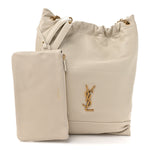 Lambskin Matelasse Monogram Medium Jamie 4.3 Pochon Crema Soft