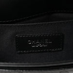 Calfskin Quilted CC Uniform Flap Belt Bag Black