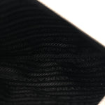 Re-Nylon Saffiano Re-Edition 2000 Double Zip Crossbody Bag Black
