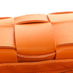 Nappa Maxi Intreccio Cassette Bag Tangerine