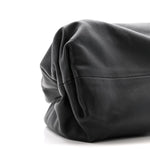 Smooth Butter Calf The Pouch Oversized Clutch Black