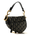 Oblique Mini Saddle Bag Blue