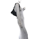 Denim Embellished Le Cagole Shoulder Bag XS Black