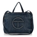 Denim Medium Shopping Bag Blue