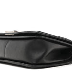 Lambskin Quilted Medium Boy Flap Black