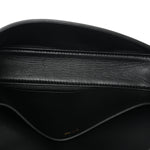 Shiny Calfskin Triomphe Shoulder Bag Black