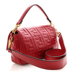 Nappa FF 1974 Embossed Baguette Fragola