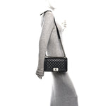 Calfskin Quilted Medium Boy Flap Black