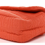Terry Cloth CC Medium Single Flap Orange